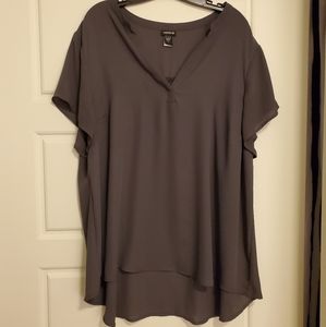 Torrid hi/lo georgette blouse